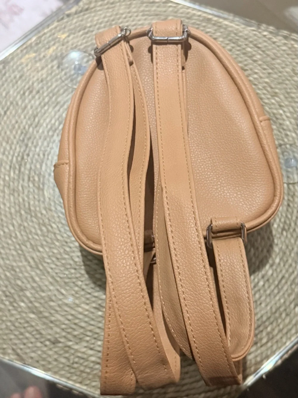 Gingerbread Accent Mini Backpack - Tan